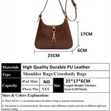 Retro PU Leather Shoulder Bag for Women Handbag
