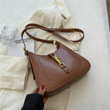 Retro PU Leather Shoulder Bag for Women Handbag
