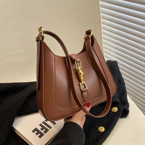 Retro PU Leather Shoulder Bag for Women Handbag