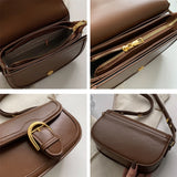 Semicircle Saddle Small Shoulder Bags For Women Crossbody Bag