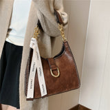 Women's PU Leather Shoulder Bags Totes Chain Top Handle Handbags