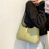 Vintage Half Moon Chain Shoulder Bag for Women