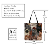 Eco Friendly Animal Print Shoulder Bag High Capacity Women's Tote