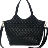 Tote Bag Female Autumn Winter High Capacity Rhombic Large Bag