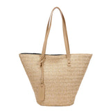 Straw Large Shoulder Bag Women's Bag Large Capacity Shopping Bag