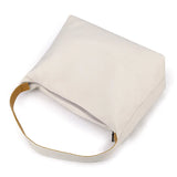Canvas Tote Bag Lightweight Shoulder Bags Solid Color Handbag