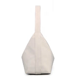 Canvas Tote Bag Lightweight Shoulder Bags Solid Color Handbag