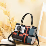 Women's Hairball Crossbody Shoulder Bag PU Leather Tote Handbag