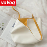 Soft Leather Double-Sided Tote Bag for Women