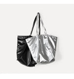 Women's PU Leather Tote Bag Large Capacity Handbag