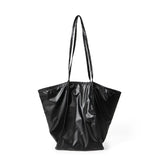Women's PU Leather Tote Bag Large Capacity Handbag
