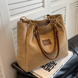 Women's Winter Shoulder Bag PU Leather Handbag Big Zipper Purse