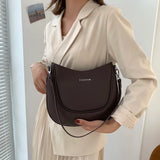 Women's Pu Leather Crossbody Tote Bag Shoulder Satchel