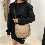 Women's Pu Leather Crossbody Tote Bag Shoulder Satchel
