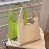 French Style Leather Tote Bag for Women