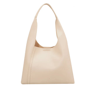 French Style Leather Tote Bag for Women