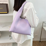 French Style Leather Tote Bag for Women