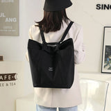 Large Capacity Reversible Tote Bags Women Office Ladies Backpack