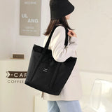 Large Capacity Reversible Tote Bags Women Office Ladies Backpack