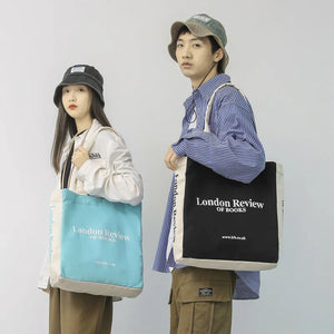 Canvas Shoulder Bag Women's Retro Casual Large Capacity Handbag