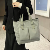 Large Capacity Canvas Tote Bag for Student