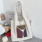 Literature Fresh Class Canvas Tote Bag for Women Student Shoulder