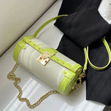 Barrel Shaped Summer Handbag PU Leather Women's Shoulder Bag