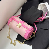 Barrel Shaped Summer Handbag PU Leather Women's Shoulder Bag