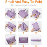 Large Capacity Foldable Duffle Handbags - Travel Bag Luggage Organizer