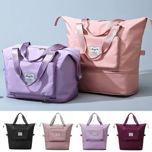 Large Capacity Foldable Duffle Handbags - Travel Bag Luggage Organizer