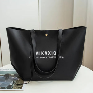 Women's Summer Letters Bucket Shoulder Bag