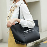 Women's Summer Letters Bucket Shoulder Bag