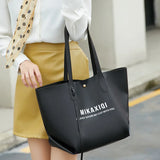 Women's Summer Letters Bucket Shoulder Bag