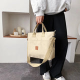 Women's Casual Solid Handbag Tote Top Handle Female Crossbody Bag