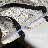 Canvas Tote Bag Women Large Capacity Shoulder School Shopping Bag