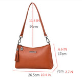 Large Capacity Totes Bags Women PU Shoulder Messenger Bag Female Handbags