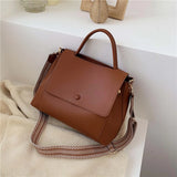 Large Capacity Women's PU Shoulder Messenger Bag