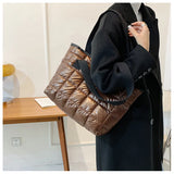 Totes Women's Bag Shopper Large Capacity Female Handbag Soft High Shoulder Bags