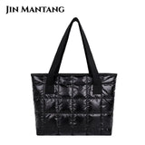 Women's Large Capacity Shopper Tote Bag Soft Shoulder Handbag for Autumn Winter