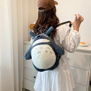 Totoro Cat Plush Backpack Bag School Students Rucksack Cosplay