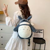 Totoro Cat Plush Backpack Bag School Students Rucksack Cosplay