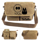 Totoro My Neighbor Cat Cross body Bag Messenger Bags Canvas Shoulder Bag