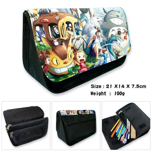 Totoro Neighbor No Face Pencil Case Wallet Purse Pen Zipper Bag