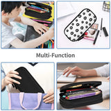 Totoro - Soot Sprites Pattern Pen Box Student School Anime Zipper Pen Bag