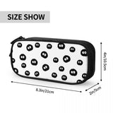 Totoro - Soot Sprites Pattern Pen Box Student School Anime Zipper Pen Bag