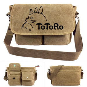 Totoro Susuwat My Neighbor Anime Canvas Crossbody Handbag