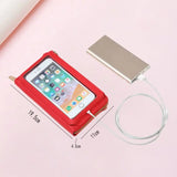 RFID Anti-theft Touch Screen Cell Phone Bag Mini Shoulder Bag Handbags
