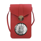 Animal Printed Touch Screen Cell Phone Bag Universal