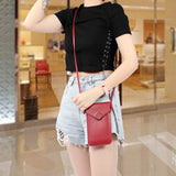 Touch Screen Cell Phone Purse Smartphone Wallet Leather Shoulder Strap Handbag