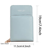 Leopard Pattern Crossbody Shoulder Bag Wallet for Women